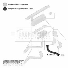 BORG & BECK bth1556 -  Трубка нагнетаемого воздуха